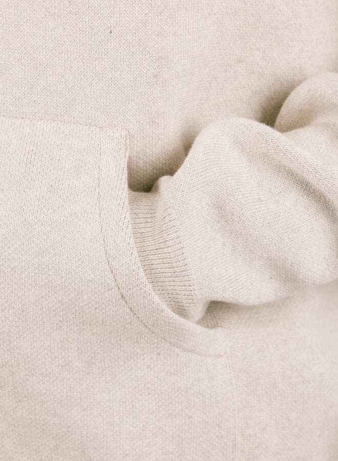 Flower Garden Knitted Hoodie Green