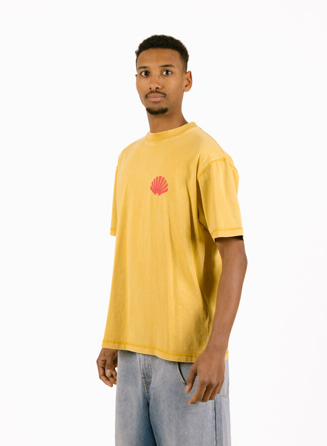 Logo Tee Sun Yellow/Deep Red