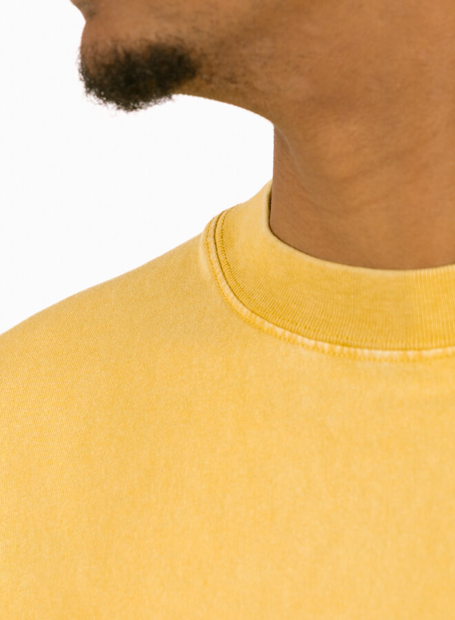 Logo Tee Sun Yellow/Deep Red