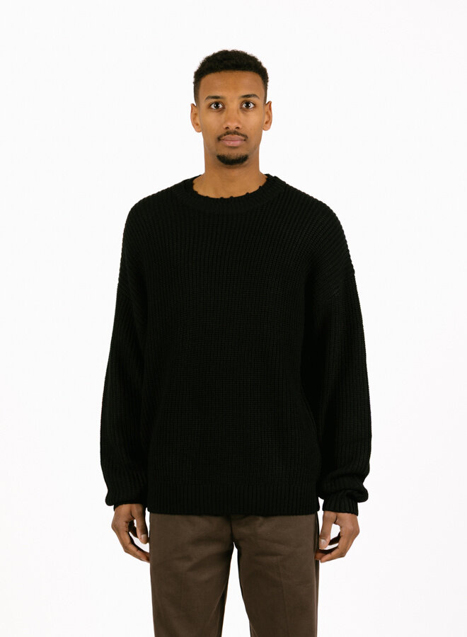 New Amsterdam Surf Association Big Logo Crewneck Black/Night