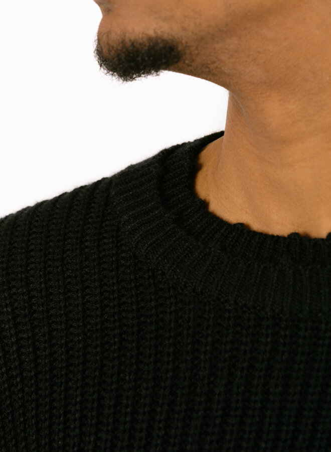 New Amsterdam Surf Association Big Logo Crewneck Black/Night