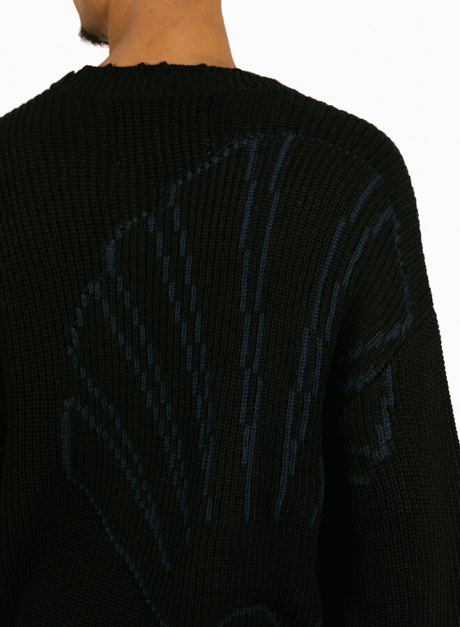 New Amsterdam Surf Association Big Logo Crewneck Black/Night