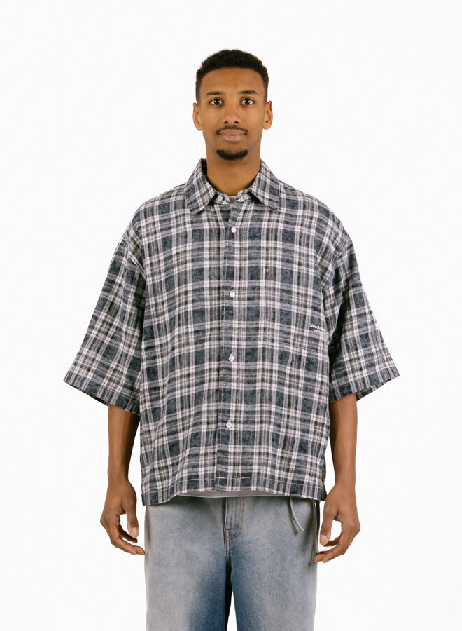 Wijk Shirt Short Sleeve Bleached Check