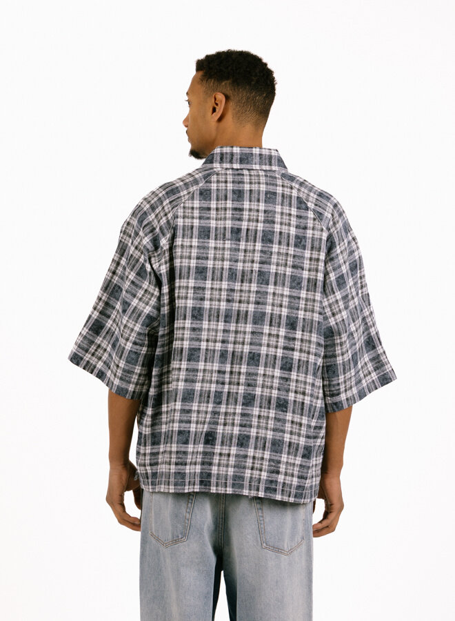 New Amsterdam Surf Association Wijk Shirt Short Sleeve Bleached Check