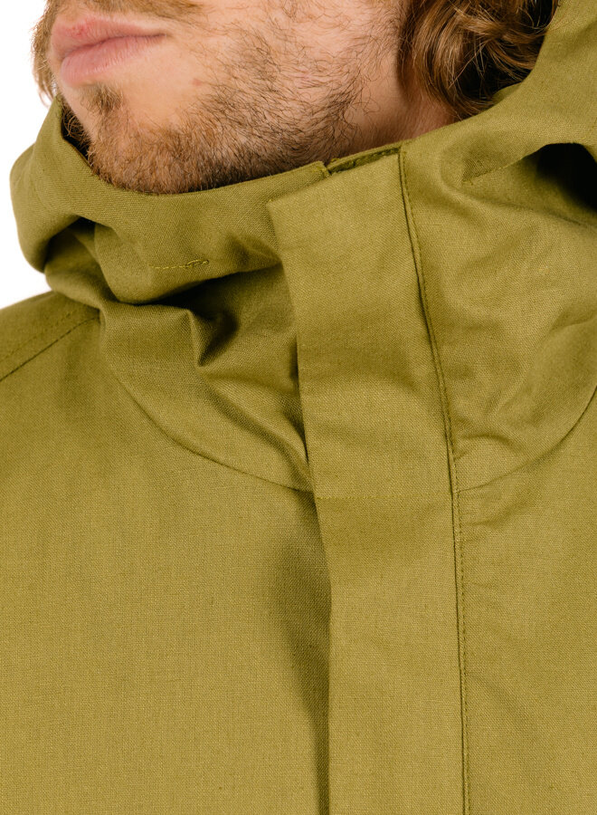 Technical Linen Jacket Green