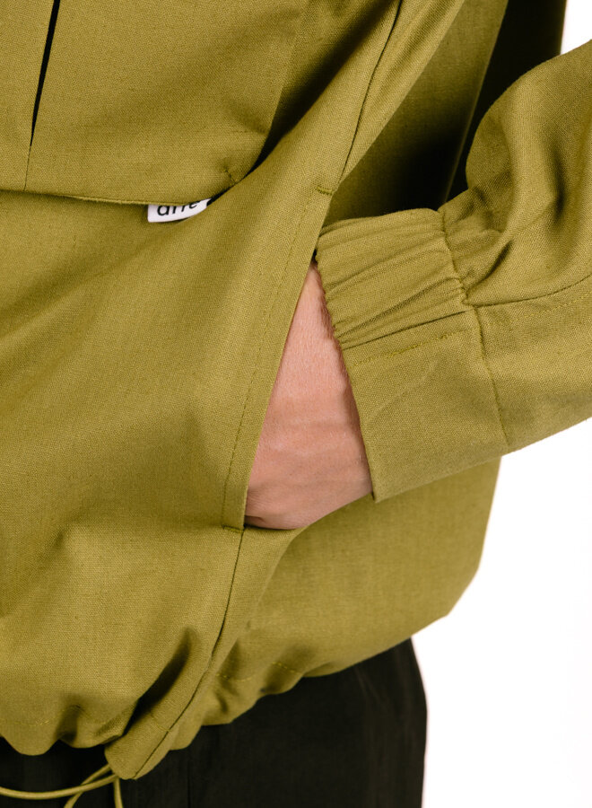 Technical Linen Jacket Green