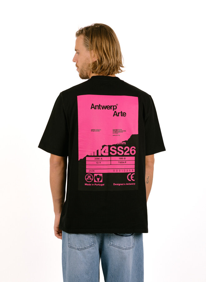 Back Poster T-shirt Black