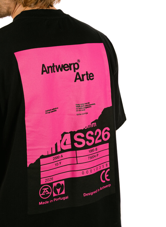 Back Poster T-shirt Black