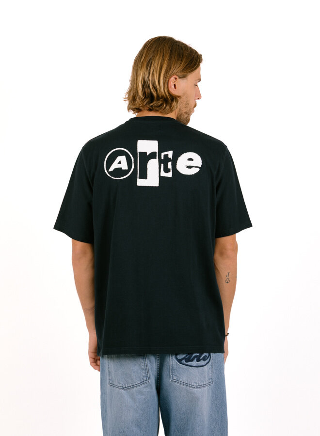 Back Collage T-shirt Navy