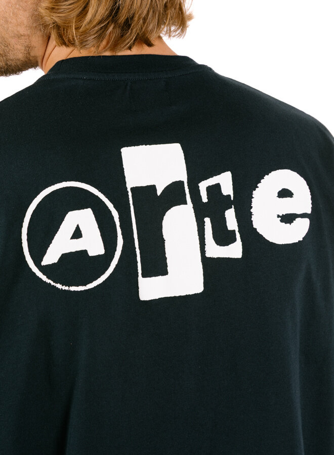 Back Collage T-shirt Navy