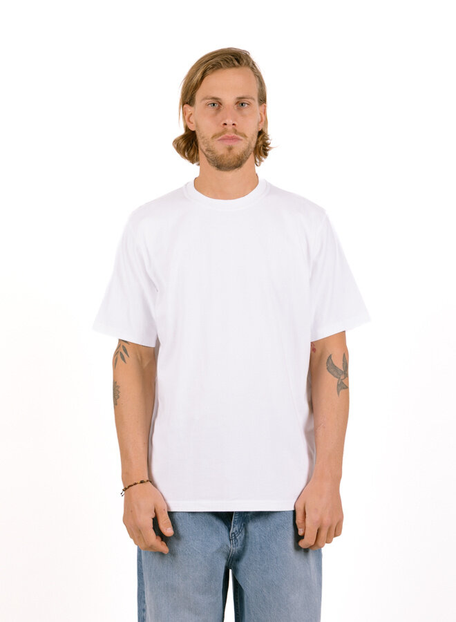 Abstract Back Print T-shirt White