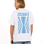 Abstract Back Print T-shirt White