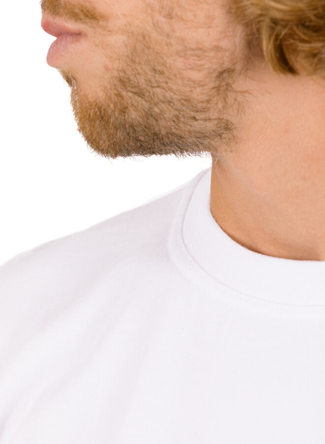 Abstract Back Print T-shirt White