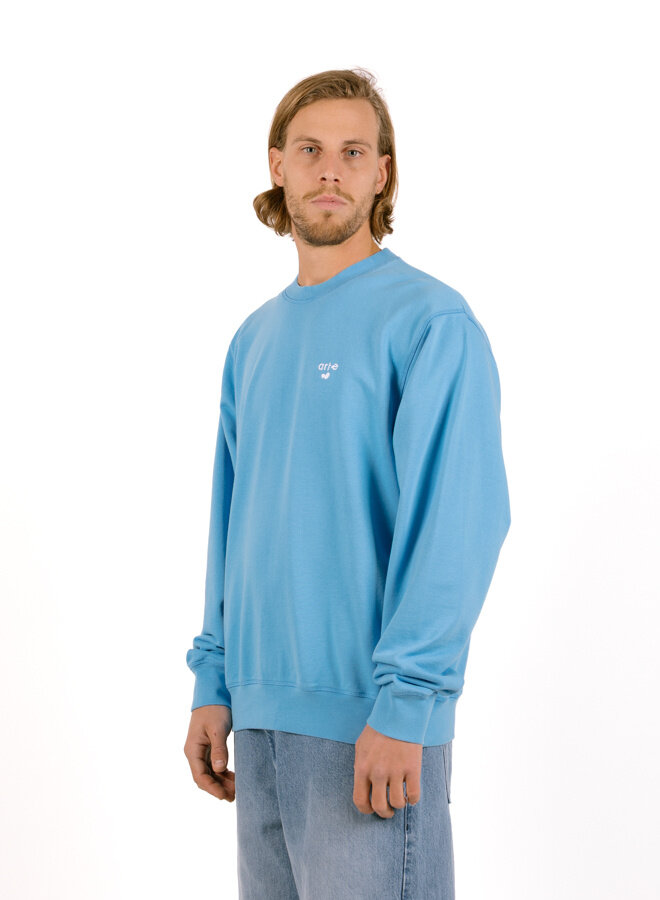 Heart Logo Crewneck Blue