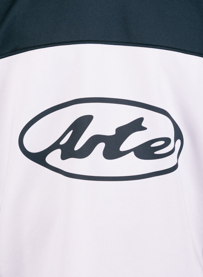 Circle Logo Longsleeve Wit/Navy