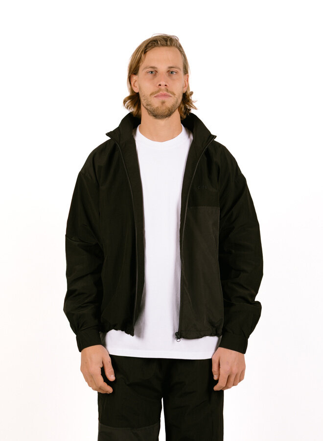 Squared Track Jacket Black