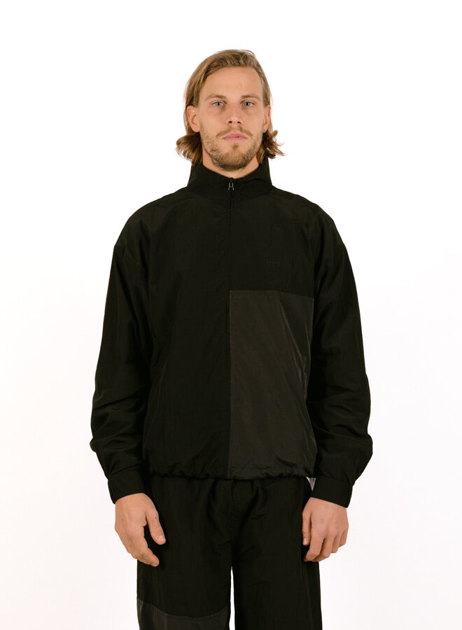 Squared Track Jacket Black