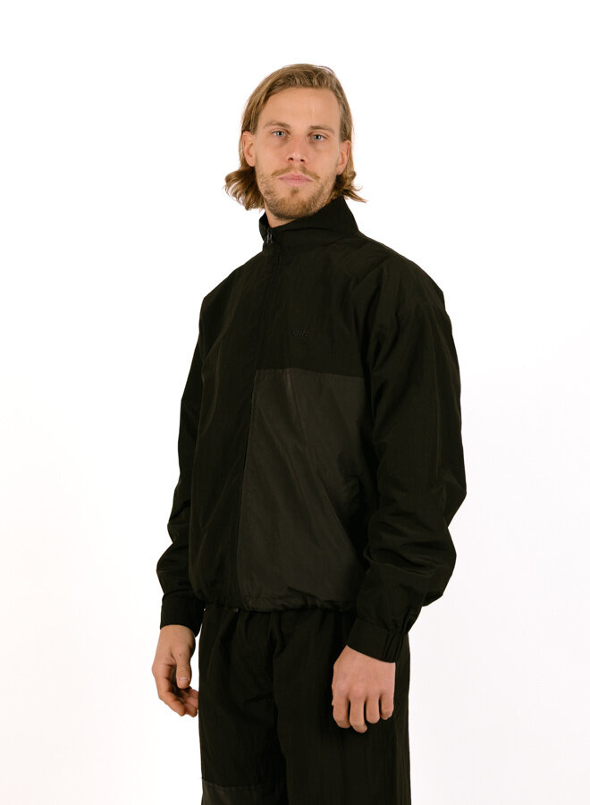 Squared Track Jacket Black