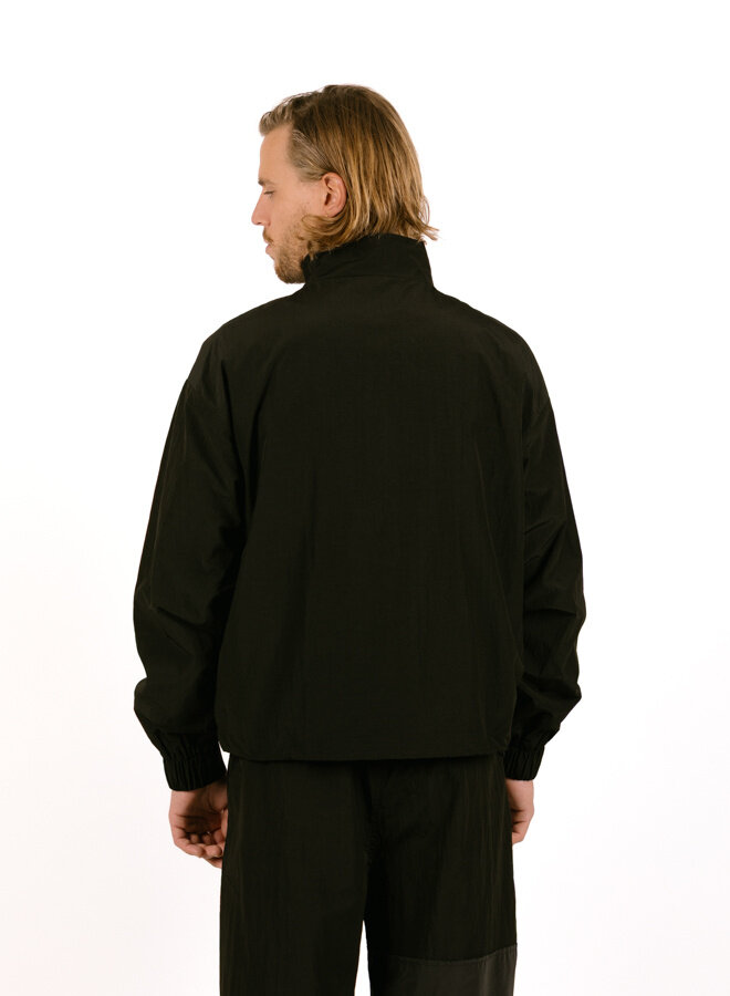 Squared Track Jacket Black