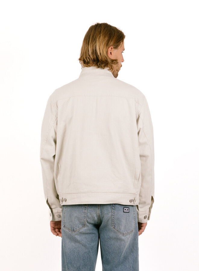 Walter Work Jacket Silver Birch Faded Wash