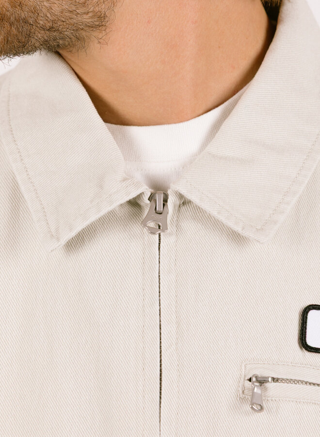 Walter Work Jacket Silver Birch Faded Wash