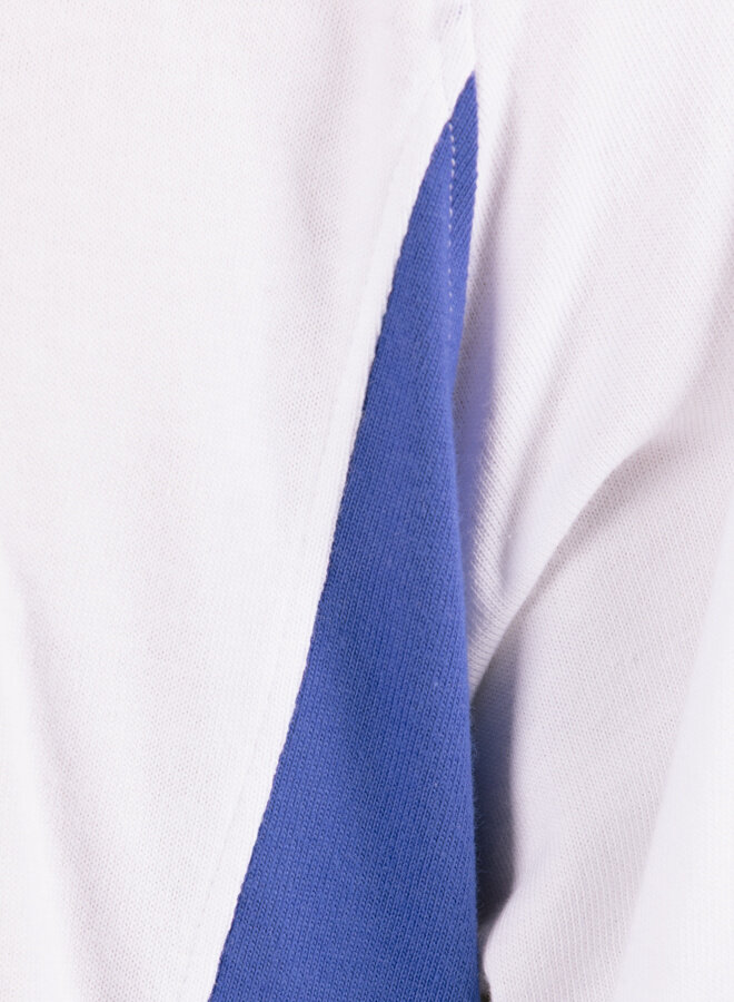 League Shirt Ls White Multi