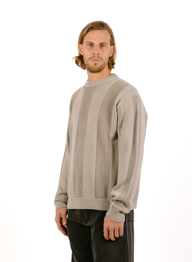 Crochet Sweater London Fog