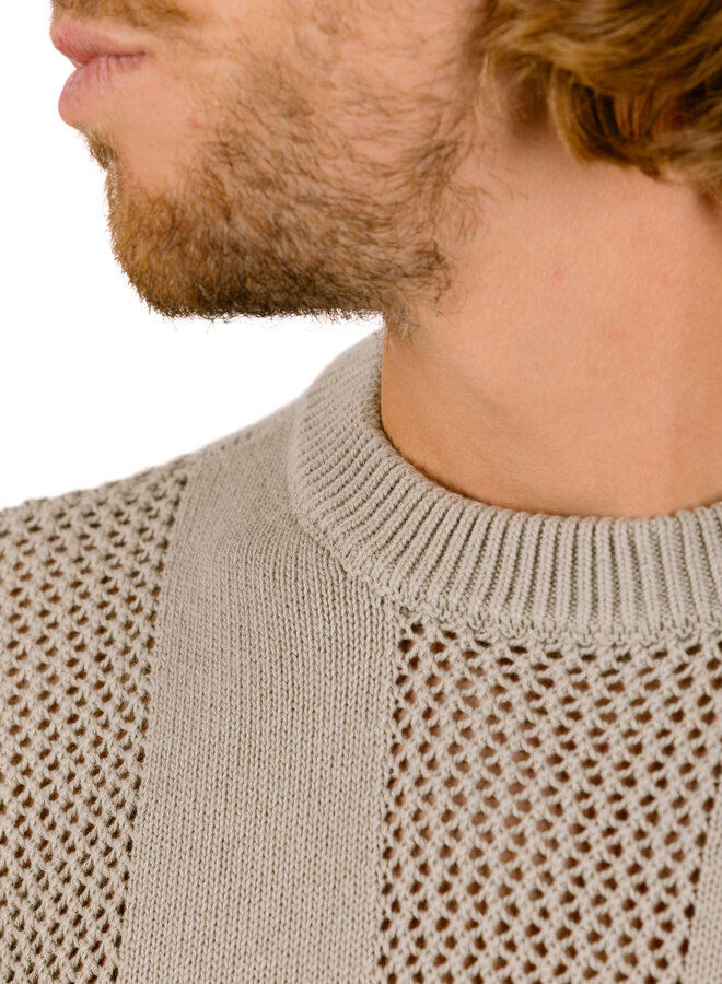 Crochet Sweater London Fog