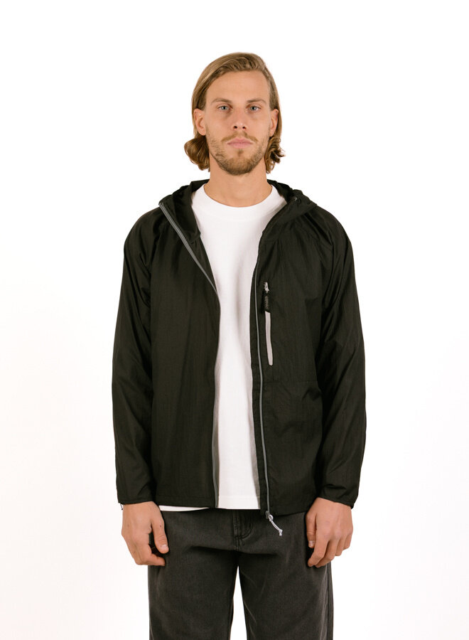 Flyweight Hooded Jacket Black