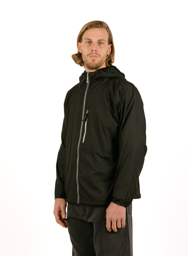 Flyweight Hooded Jacket Black