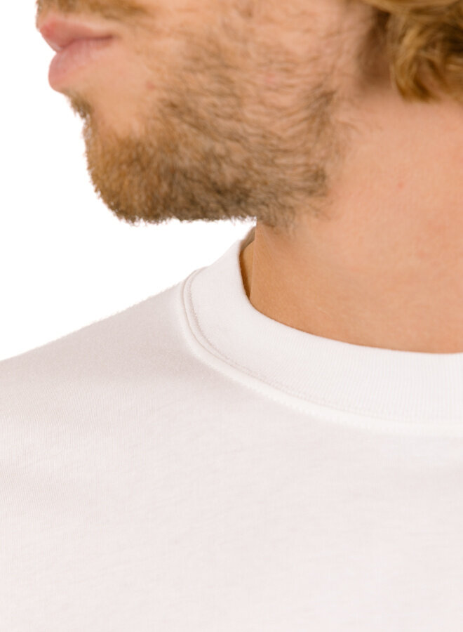 Hibiscus Tee Washed White