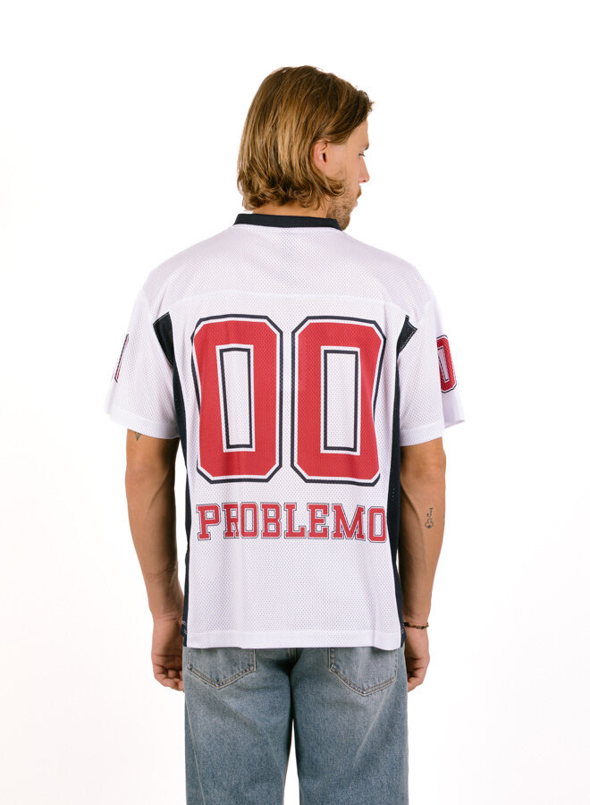 Nyp Sports Poly Ss Jersey Men White