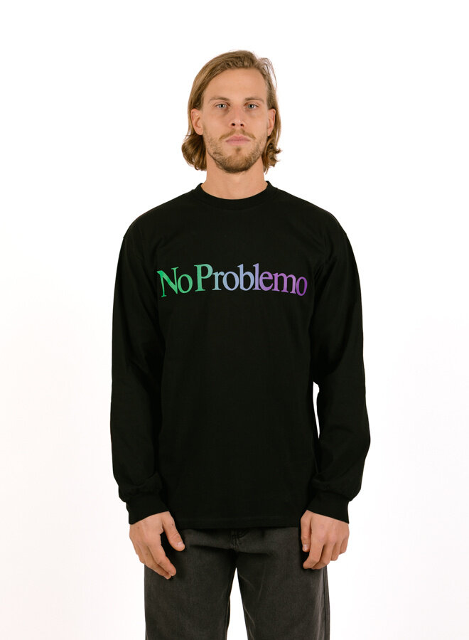 No Problemo LS Tee Black