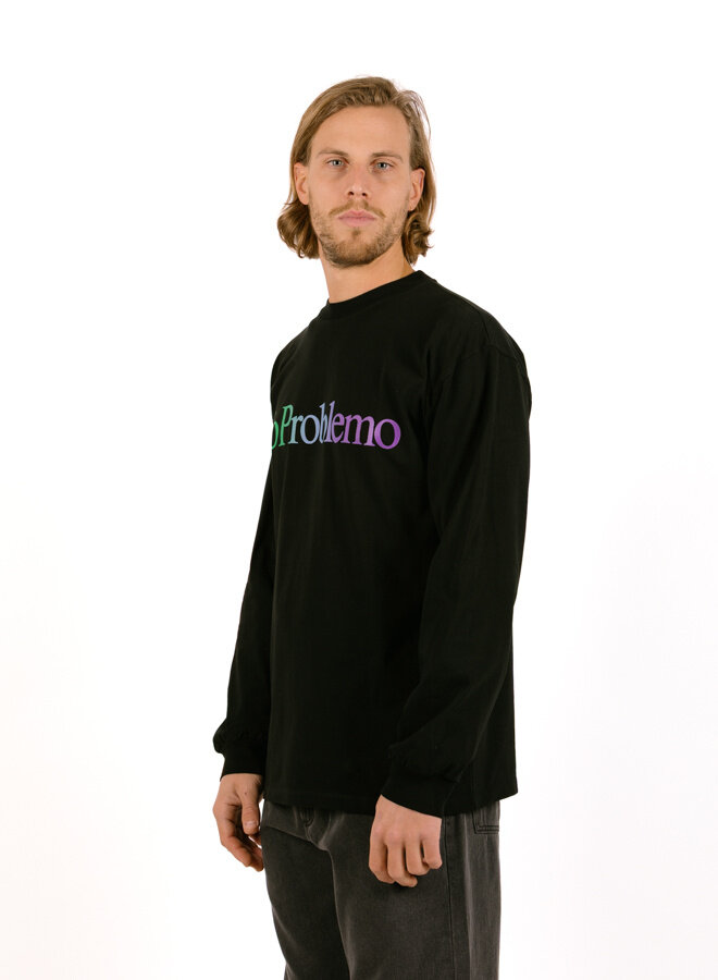 No Problemo LS Tee Black