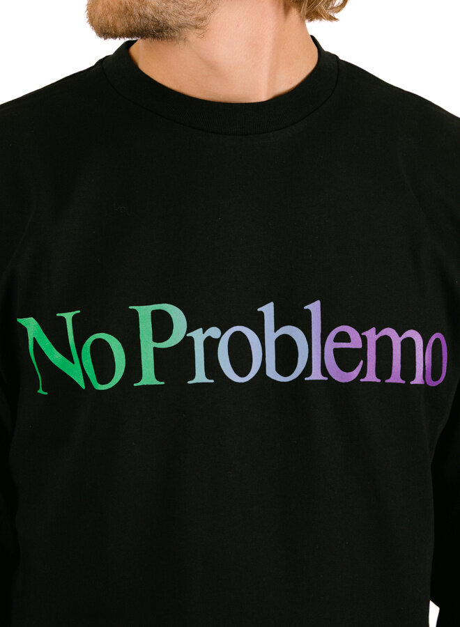 No Problemo Ls Tee Men Black