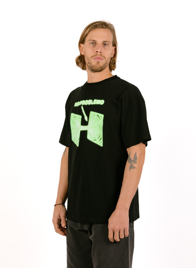 Wormhole Ss Tee Men Black