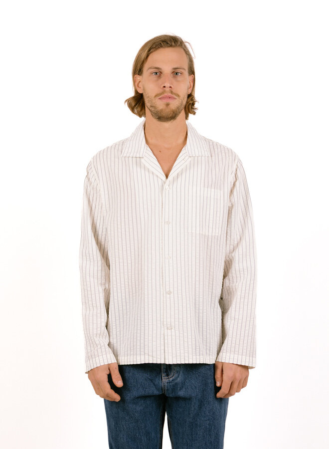 Striped TSR Shirt White