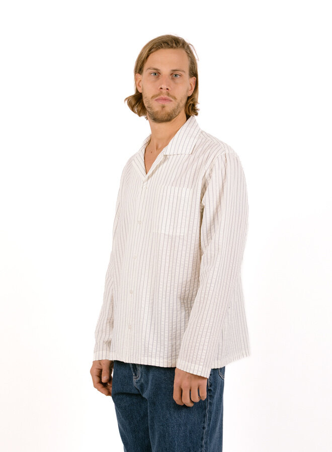 Striped TSR Shirt White