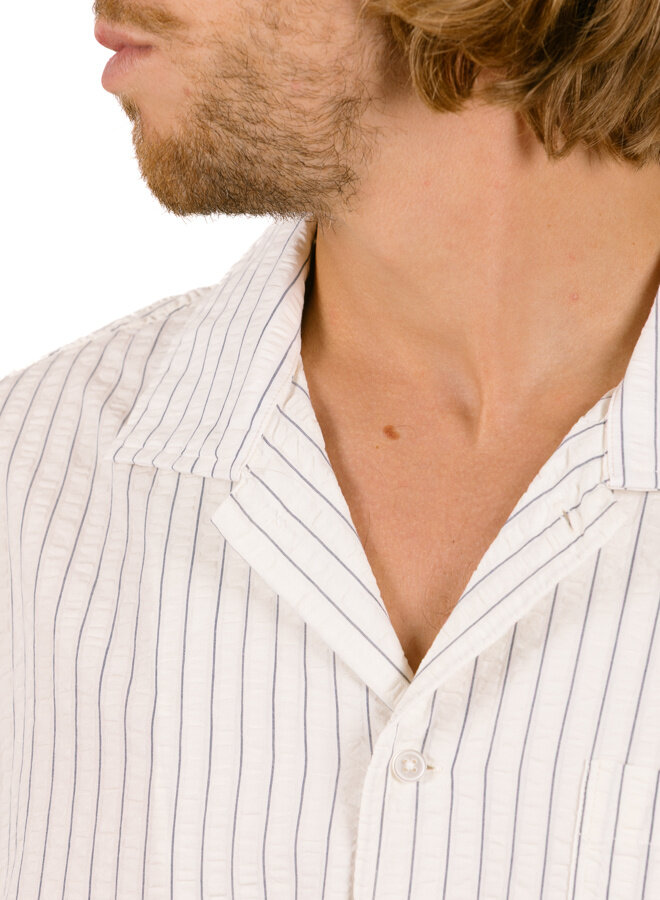 Striped TSR Shirt White