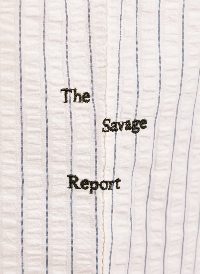 Striped TSR Shirt White