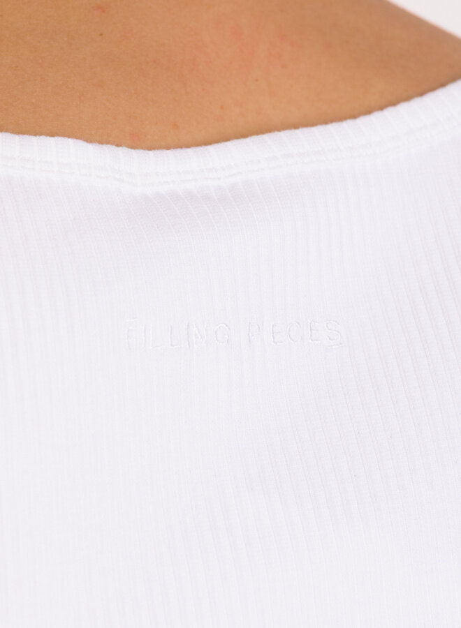 Tank Top Ribbed White