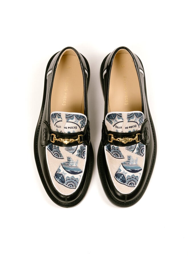 Filling Pieces Loafer Broken Plate 130 Black