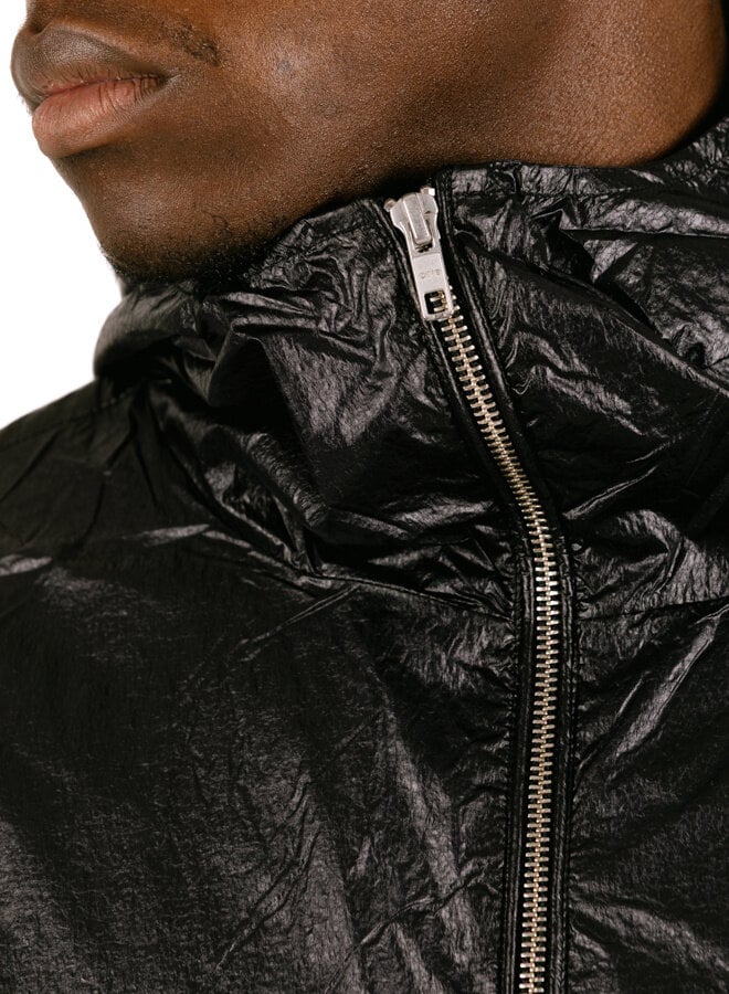 Arte Antwerp Shiny Nylon Jacket Black