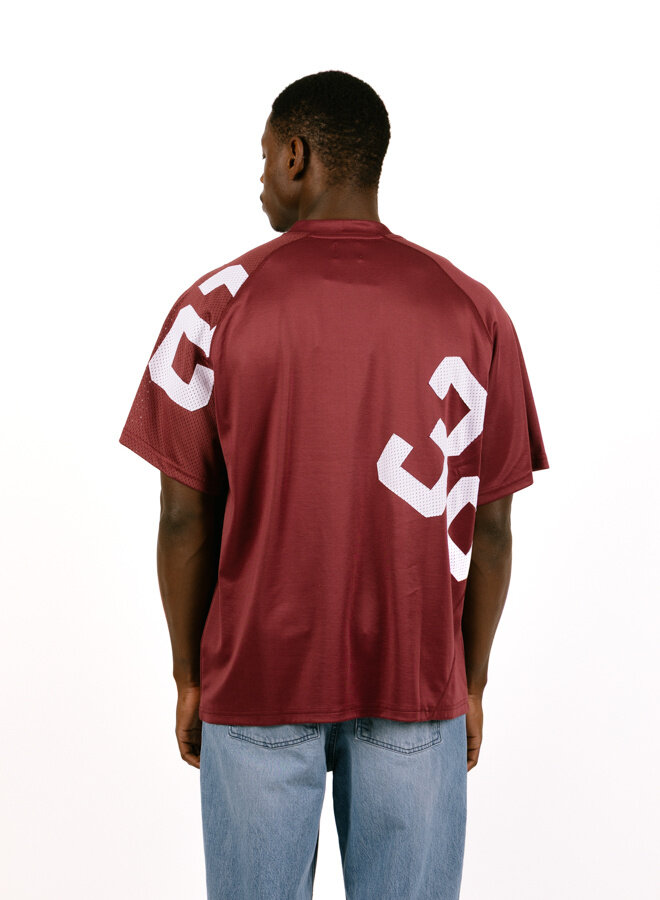 32 Jersey White/Bordeaux