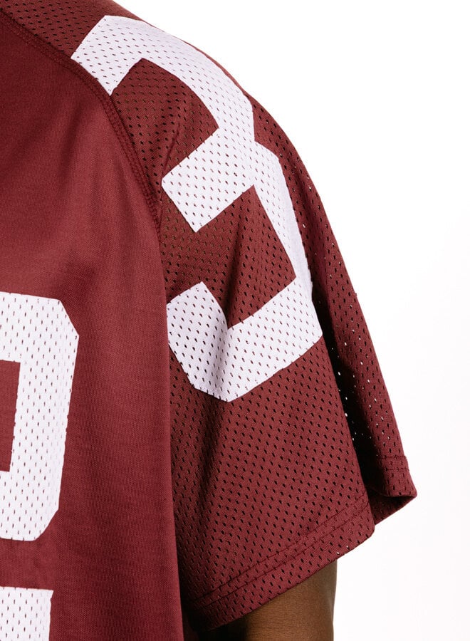32 Jersey White/Bordeaux