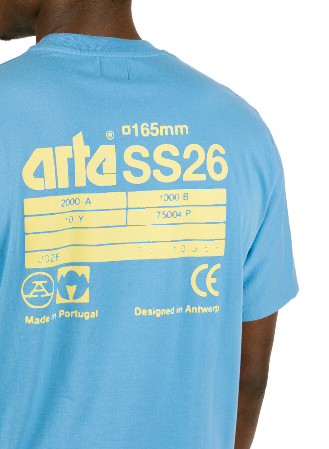 SS26 Back T-shirt Blue