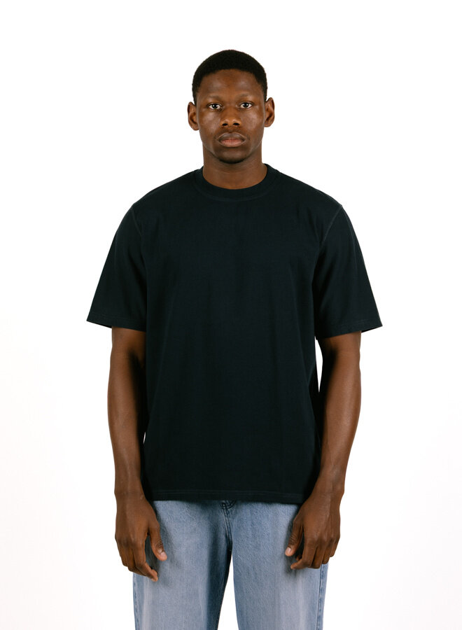 Blurry Back Print Navy