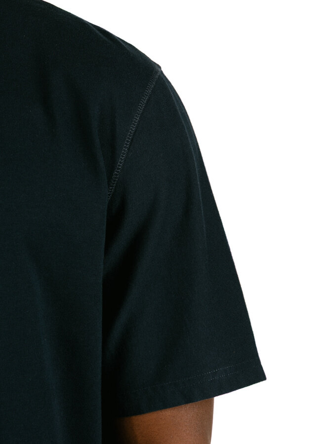 Blurry Back Print Navy