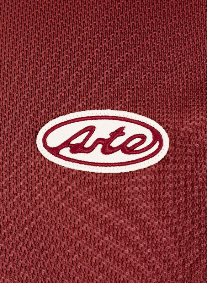 Football T-shirt Bordeaux/Cream