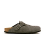 Boston Suede Leather Charcoal